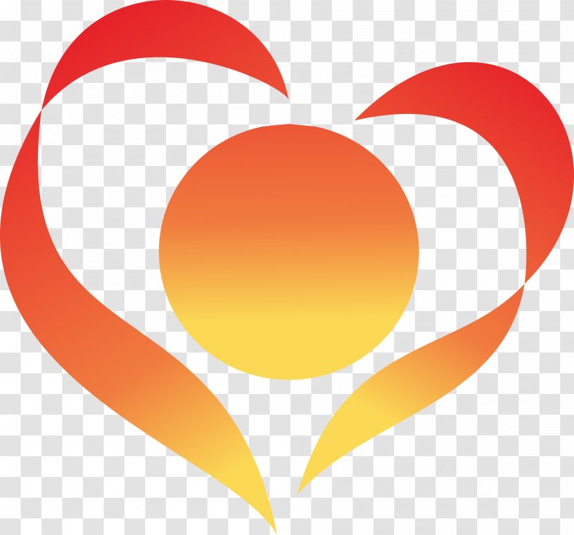 Clip Art Heart Orange S.A. Love My Life - Logo - Ailment Vector Transparent PNG
