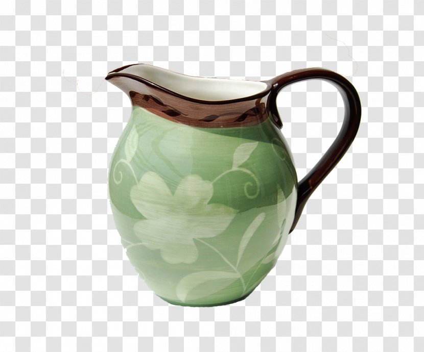 Jug Vase Ceramic - Cup - Watering Transparent PNG