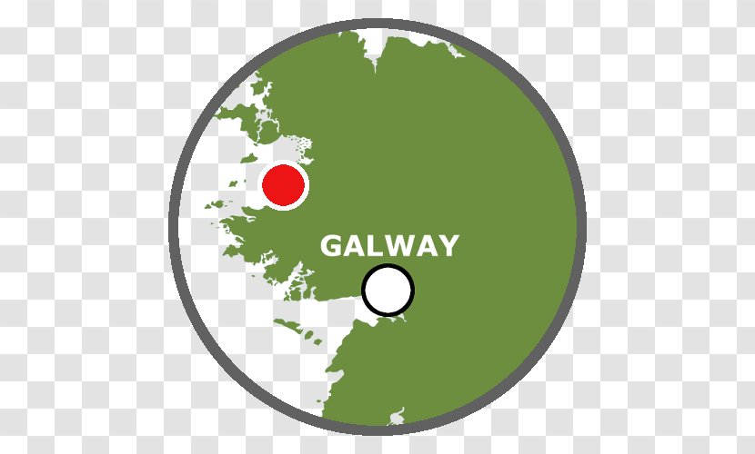 Galway The Burren Map Walking In Ireland Way - City - Hearty Irish Breakfast Transparent PNG
