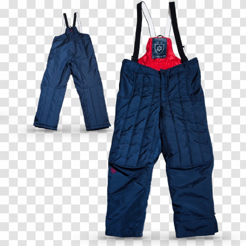 Jeans Cobalt Blue Hockey Protective Pants & Ski Shorts Overall Transparent PNG