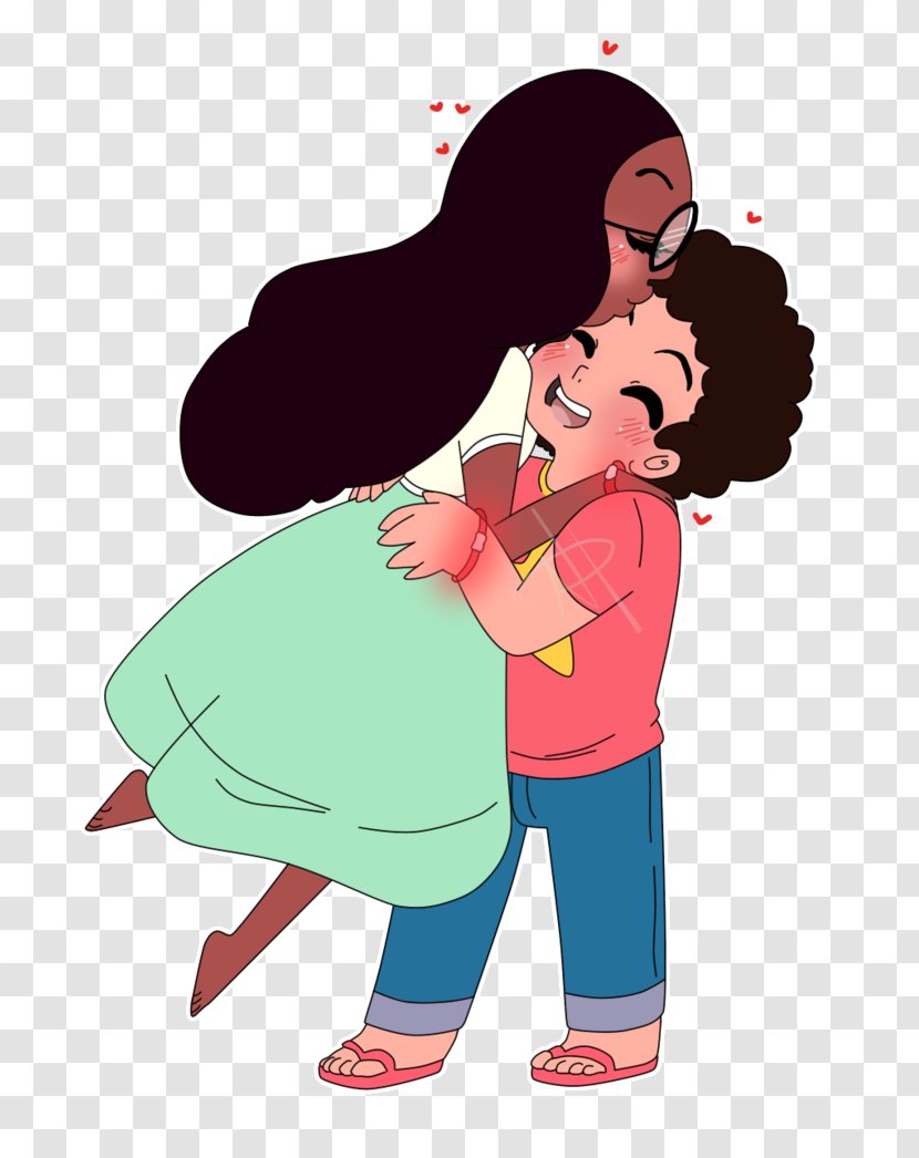 Stevonnie Drawing An Indirect Kiss Lapis Lazuli - Heart - Watercolor Transparent PNG