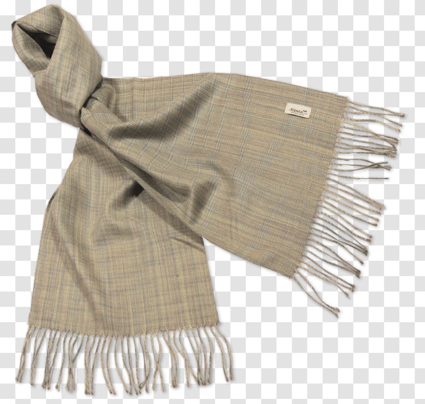 Alpaca Scarf Wool Beige Color - Musterung - With Scarves Baby Transparent PNG