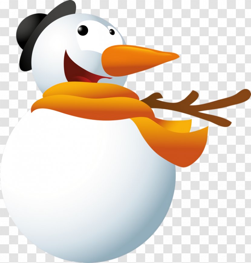 Christmas Snowman Winter - Bath Toy - Beak Transparent PNG