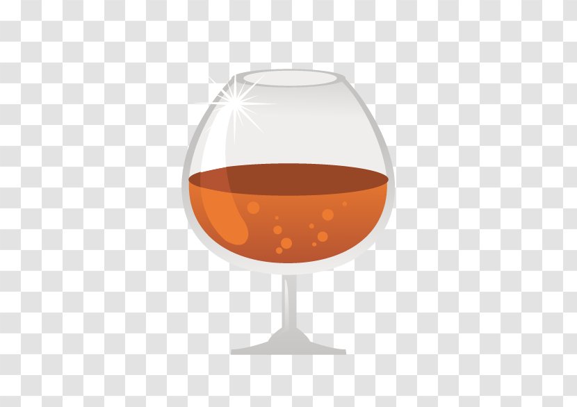 Red Wine Champagne Glass Tea - Vector Transparent PNG