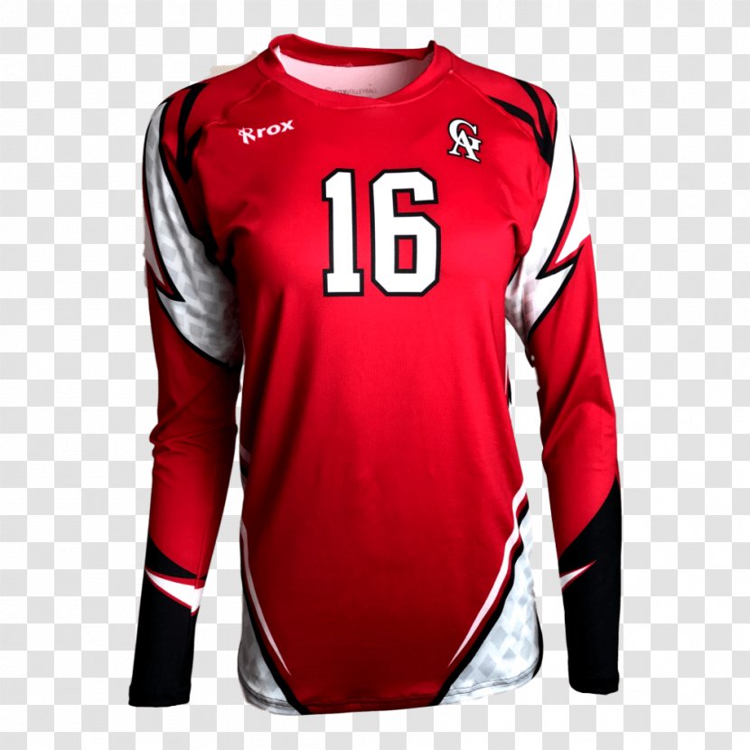 Sports Fan Jersey T-shirt Sleeve Volleyball - Sportswear Transparent PNG