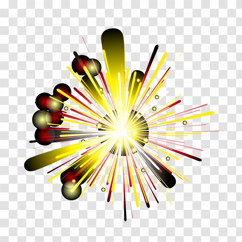 Graphic Design Fireworks - Text - Geometric Color Shine Bright Transparent PNG