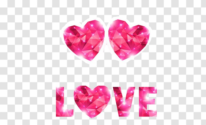 Love Heart Emoji - Gift - Pink Diamond And Effectiveness LOVE Transparent PNG