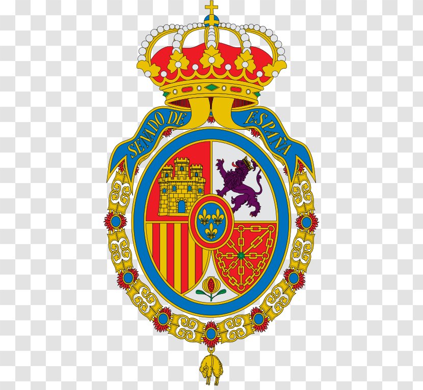 Coat Of Arms Spain Flag Clip Art - Crest - Escudo De Espana Transparent PNG