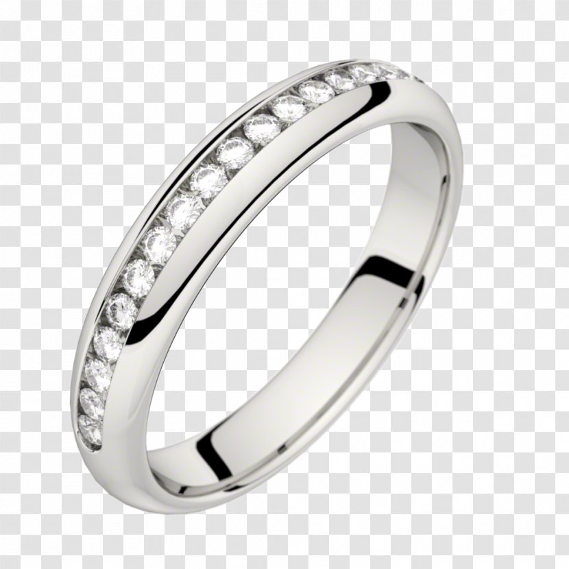 Wedding Ring Silver Engagement Cubic Zirconia - Bracelet Transparent PNG