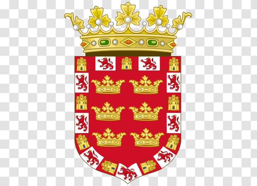 Taifa Of Murcia Crown Castile Coat Arms Kingdom - Crest Transparent PNG