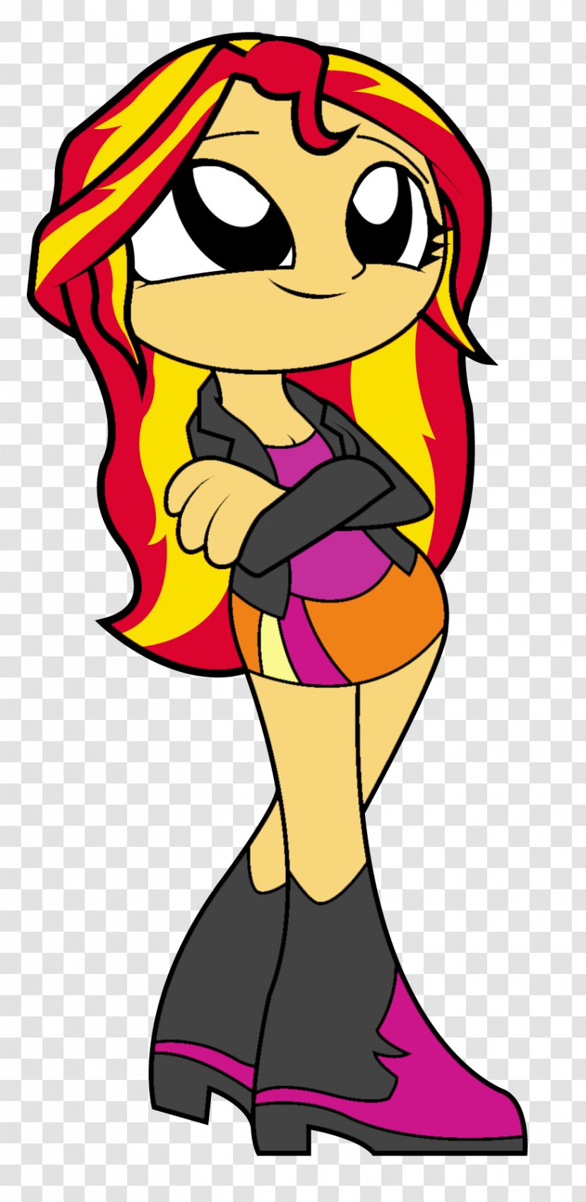 Sunset Shimmer Pony YouTube Equestria Fan Art - My Little Girls - Youtube Transparent PNG