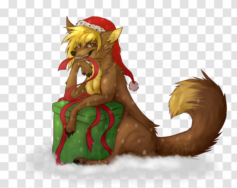 Canidae Dog Christmas Ornament Dragon - Fictional Character Transparent PNG