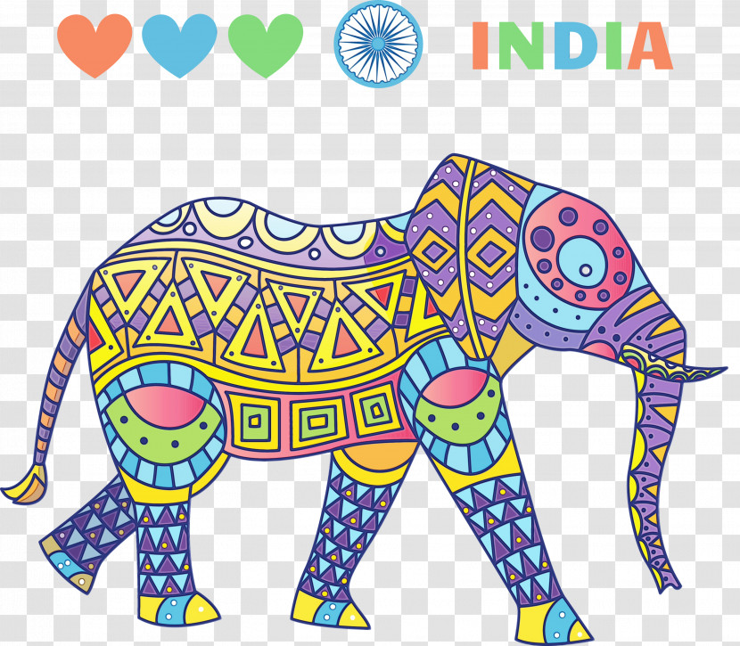 Indian Elephant Transparent PNG