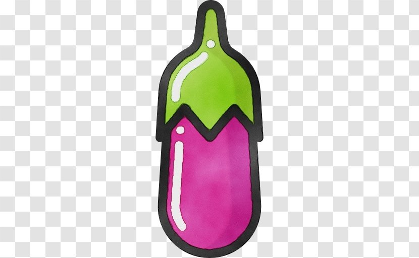 Green Eggplant Bottle Plastic Transparent PNG