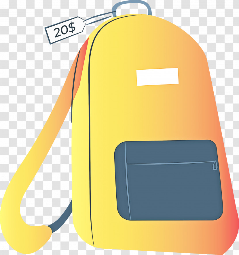 Bag Handbag Baggage Yellow Line Transparent PNG