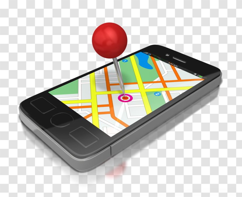 GPS Navigation Systems Mobile Phones Presentation Global Positioning System Smartphone - Portable Communications Device - Tracking Transparent PNG