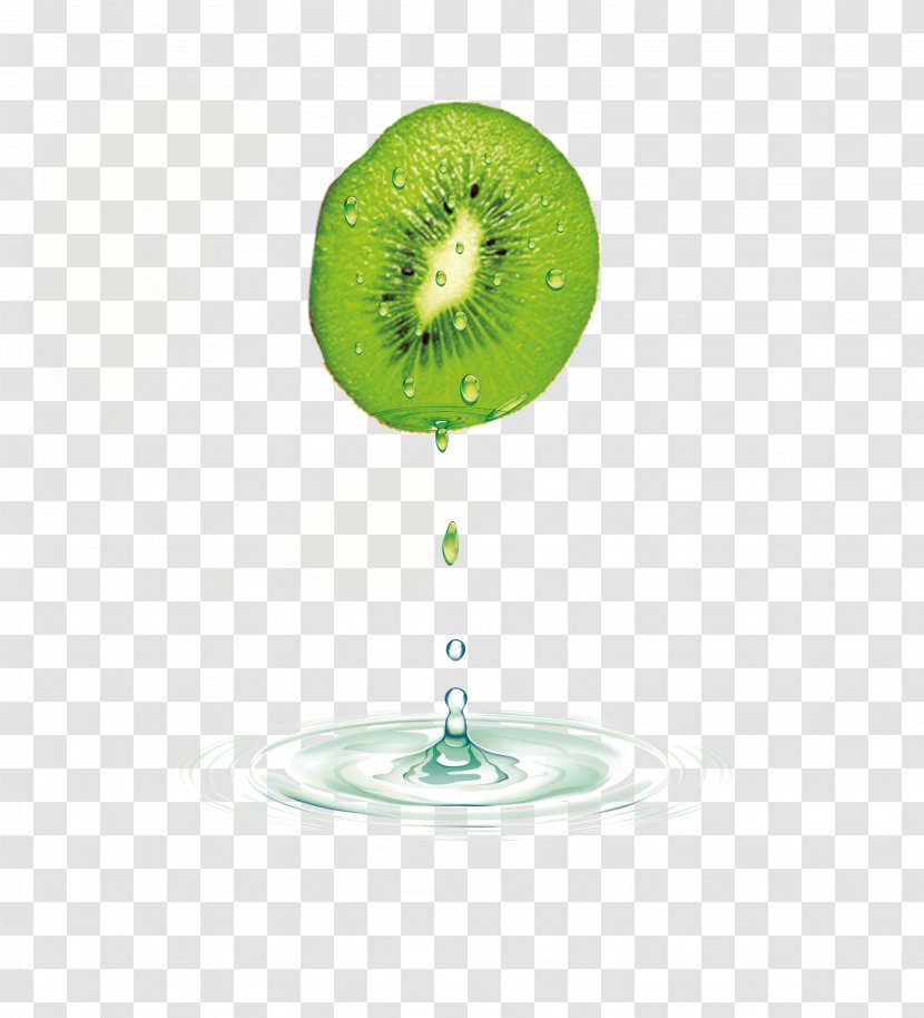 Kiwifruit Auglis - Green - Drip Delicious Kiwi Vector Transparent PNG