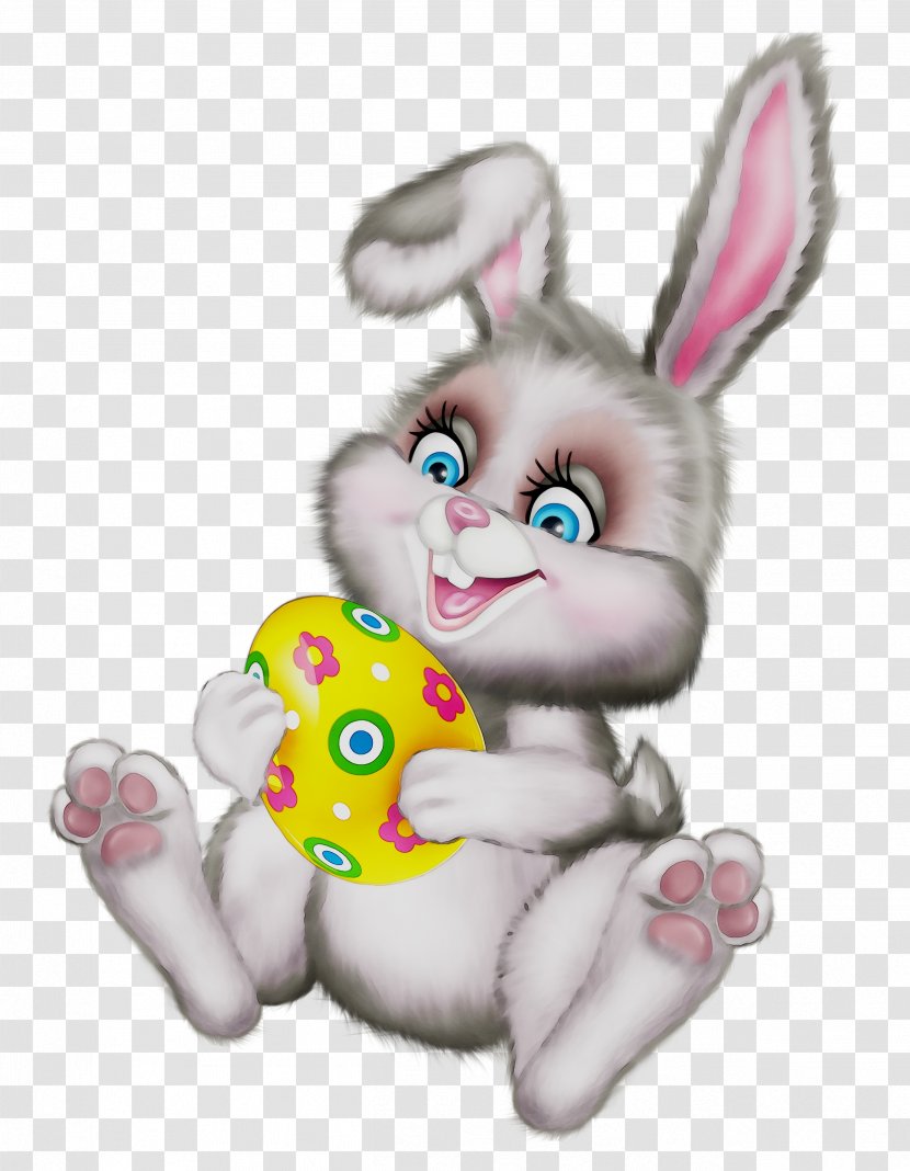 Easter Bunny Egg Hunt Clip Art Transparent PNG