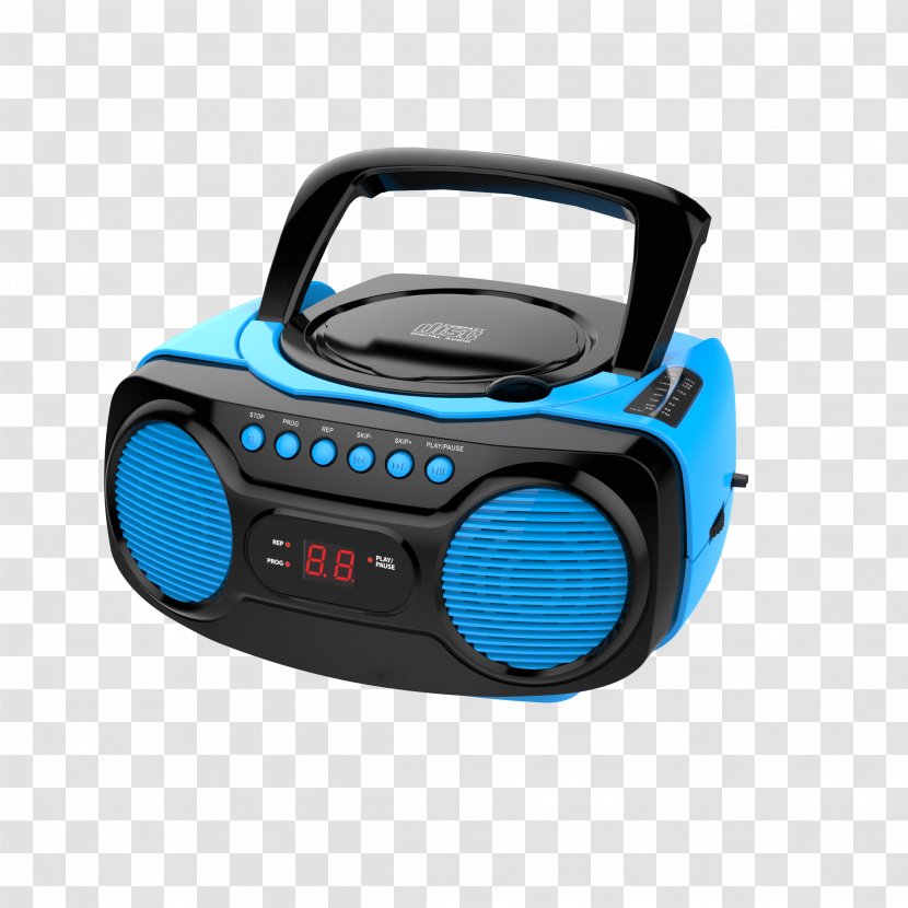 Boombox Stereophonic Sound Box Multimedia - Electronic Instrument - Portable Media Player Transparent PNG
