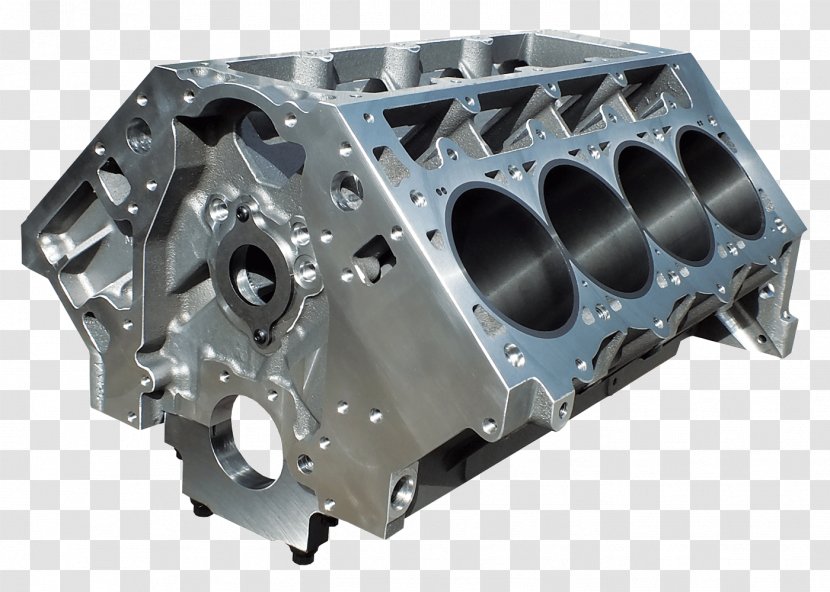 LS Based GM Small-block Engine Cylinder Block Bore Cast Iron - Short Transparent PNG