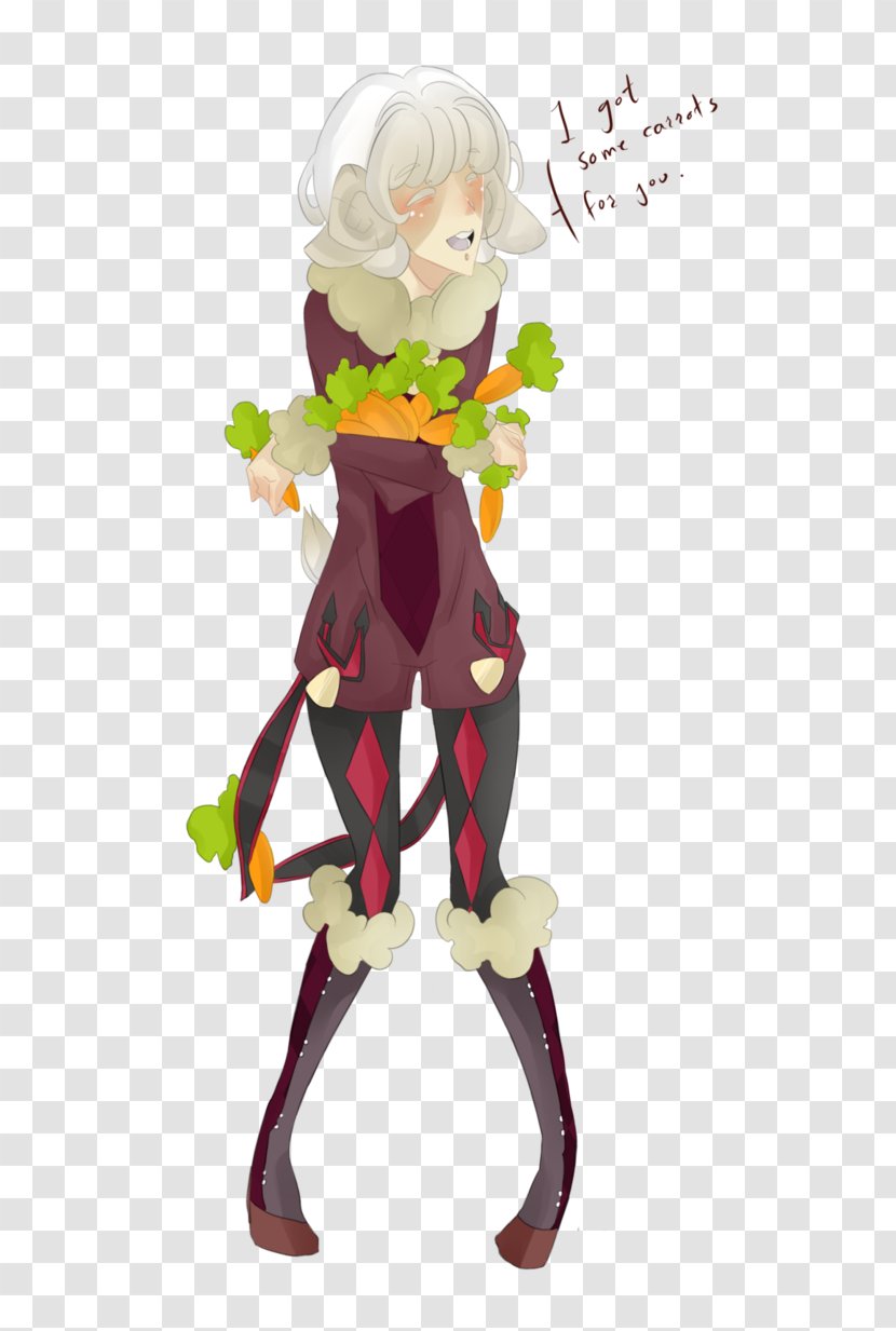 Costume Design Cartoon Figurine Plant - Watercolor Transparent PNG