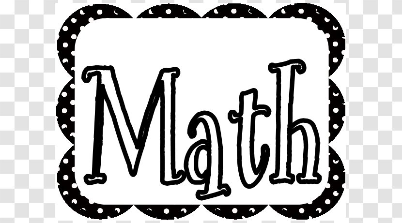 Mathematics Homework Manipulative Science Clip Art - Black And White - Math Sign Transparent PNG