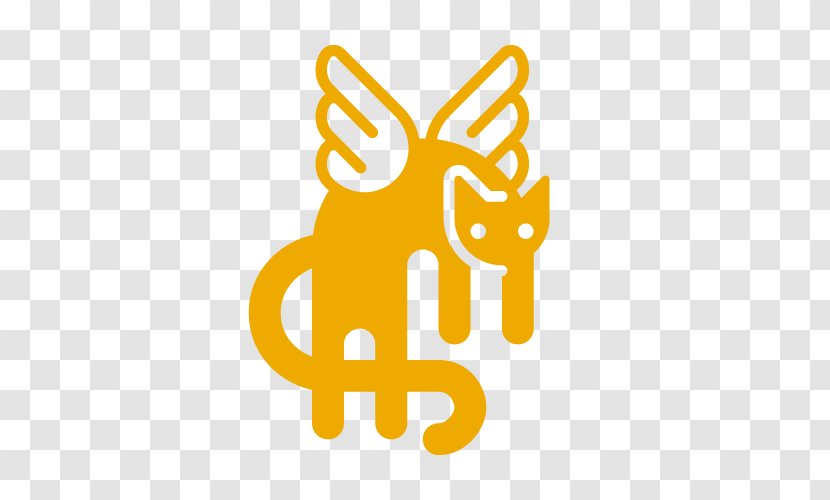 Cat Logo Lapel Pin Animal Font - Pizza - Flying Transparent PNG