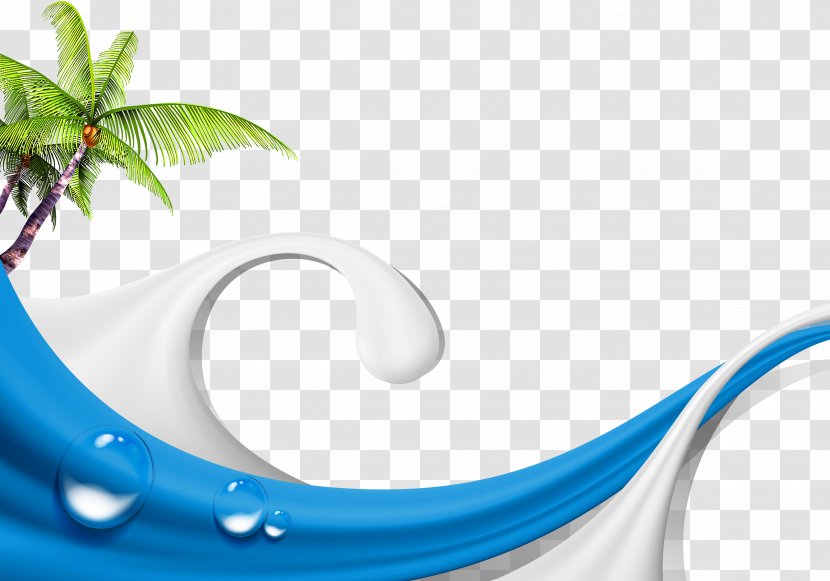 Graphic Design - Green - Water Waves Transparent PNG