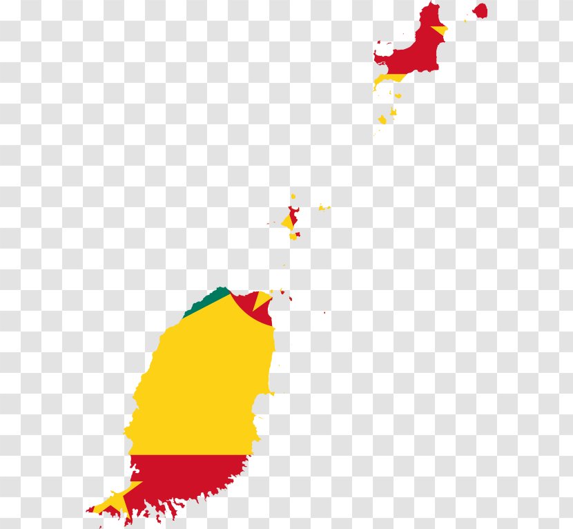 Flag Of Grenada Blank Map Transparent PNG