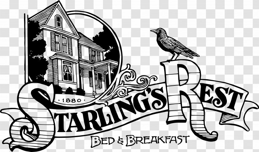 Starlings Hotel (Natchez Campus) Bed And Breakfast Accommodation Boutique - Monochrome Photography Transparent PNG