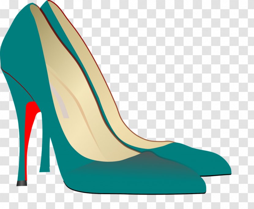 Pump Shoe High-heeled Footwear - Electric Blue - Shoes Transparent PNG
