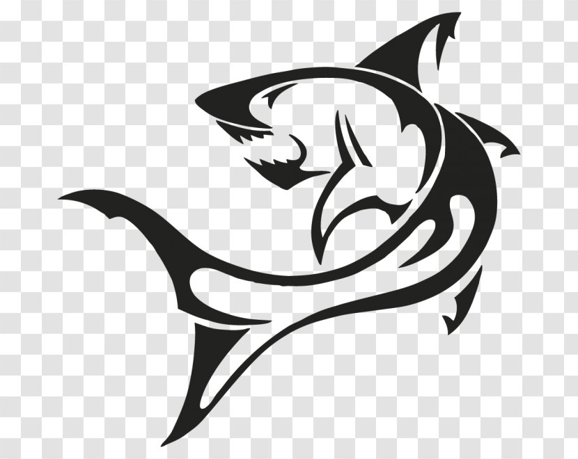Shark Tattoo Flash Tribe Transparent PNG
