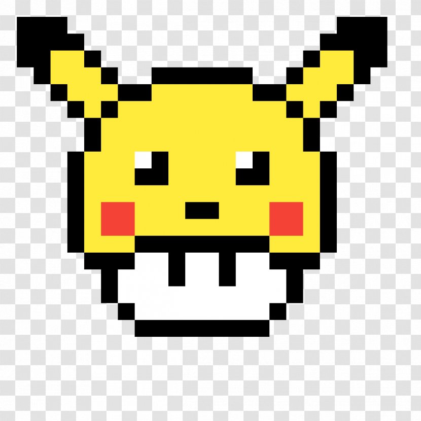 Pikachu Pixel Art Mario Pokémon Drawing Transparent PNG