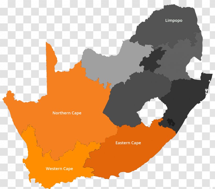 South Africa Vector Map - Art - Design Transparent PNG