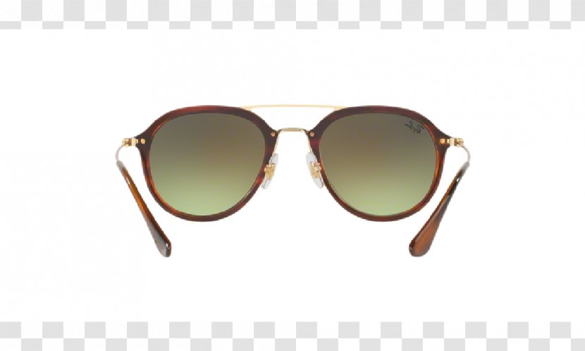 Aviator Sunglasses Ray-Ban Ray Ban Highstreet RB4253 - Brown Transparent PNG