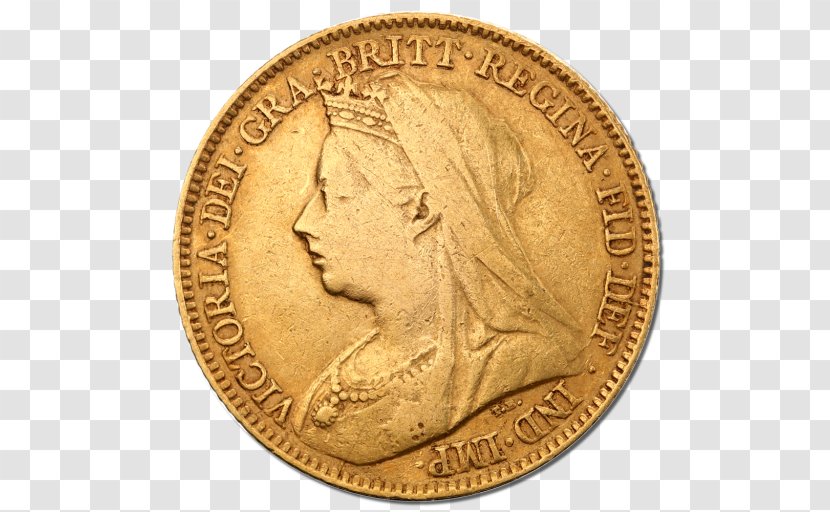 Gold Coin Half Sovereign - Royal Mint Transparent PNG