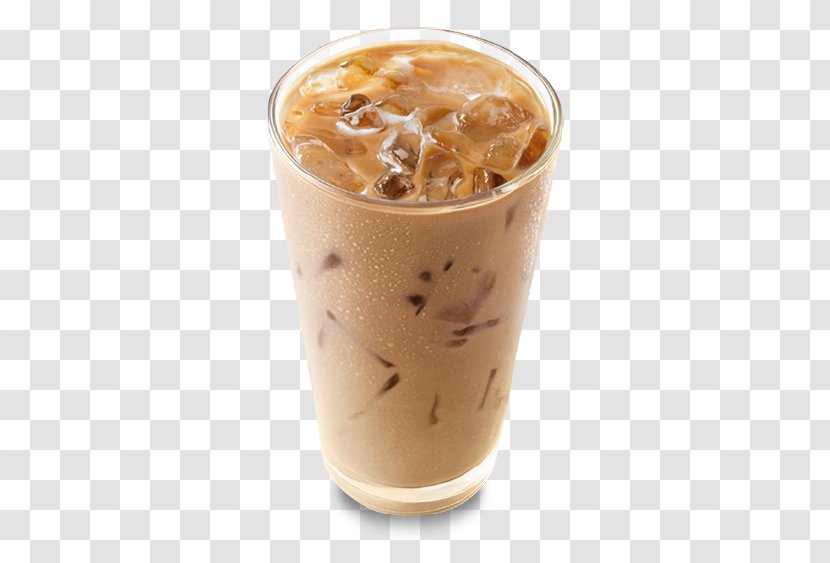 Iced Coffee Frappé Latte Milk - Milkshake Transparent PNG