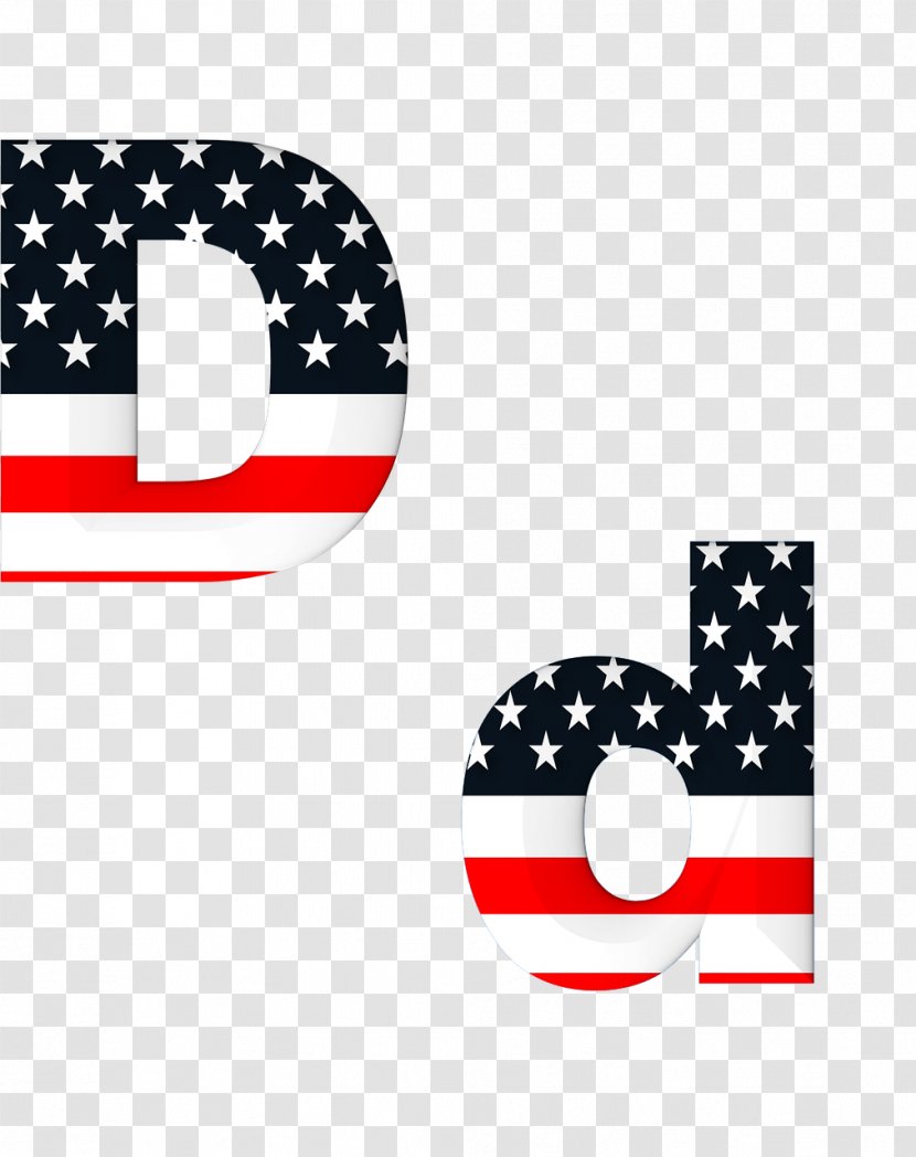 Flag Of The United States Alphabet Letter - Symbol Transparent PNG