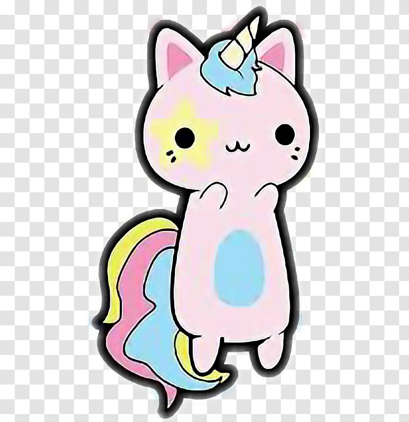 Unicorn Kavaii Drawing Legendary Creature - Curtain - Cat Transparent PNG