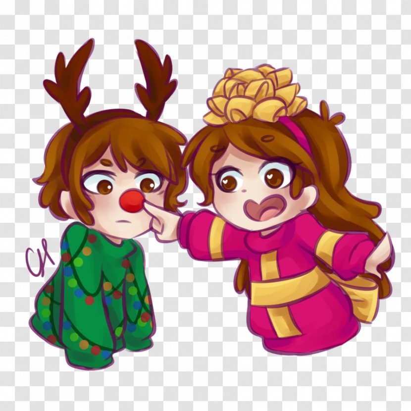 Mabel Pines Dipper Christmas Art Animation - Gravity Rush Transparent PNG