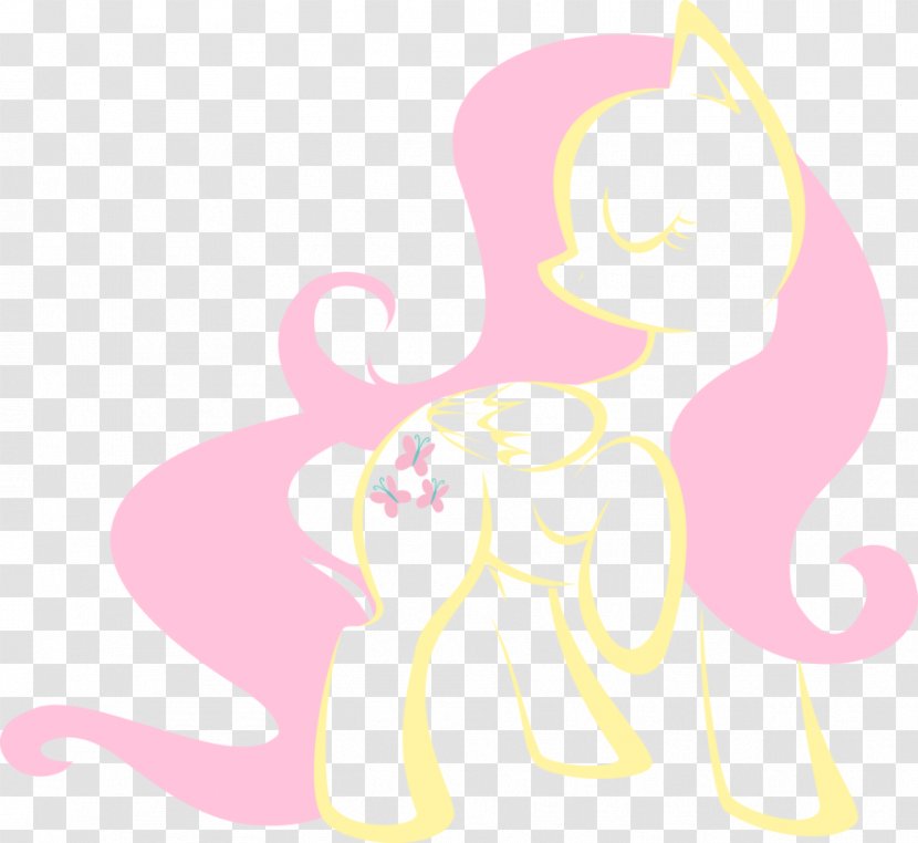 Fluttershy Pinkie Pie Pony Derpy Hooves Rarity - Heart - Shy Transparent PNG