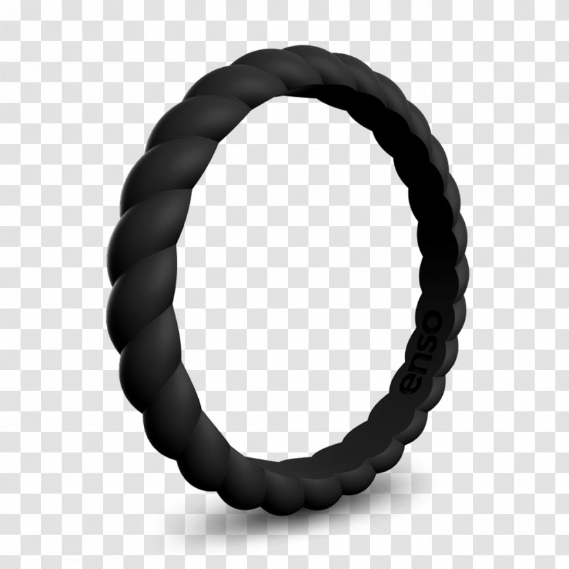 Bracelet QALO Wedding Ceremony Supply Ring - Black M Transparent PNG