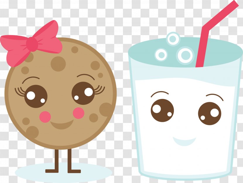 Chocolate Milk Chip Cookie Clip Art Biscuits - Dairy Products - And Cookies Transparent PNG