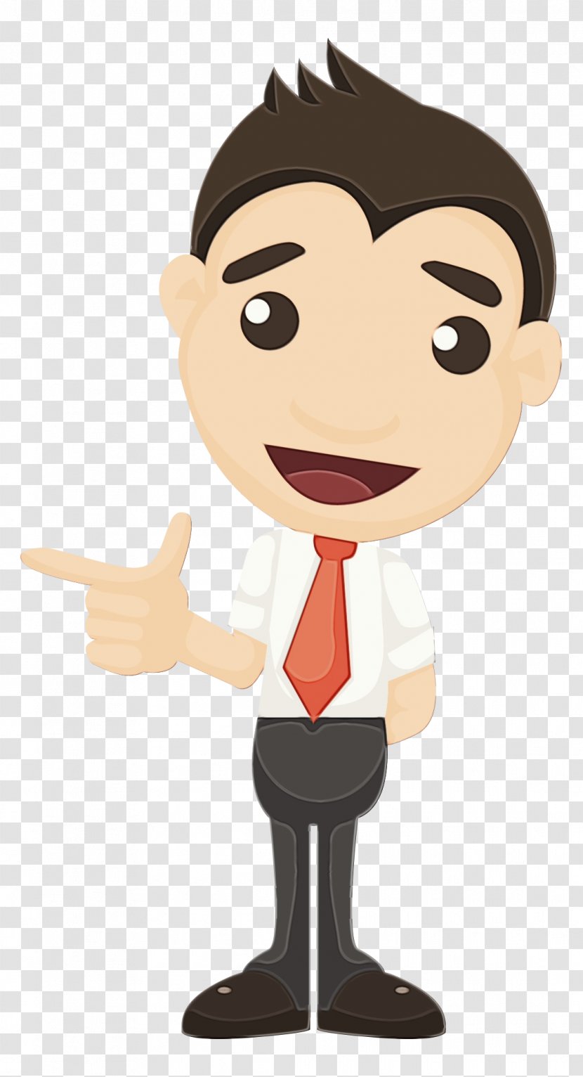 Watercolor Business - Gesture - Thumb Animation Transparent PNG