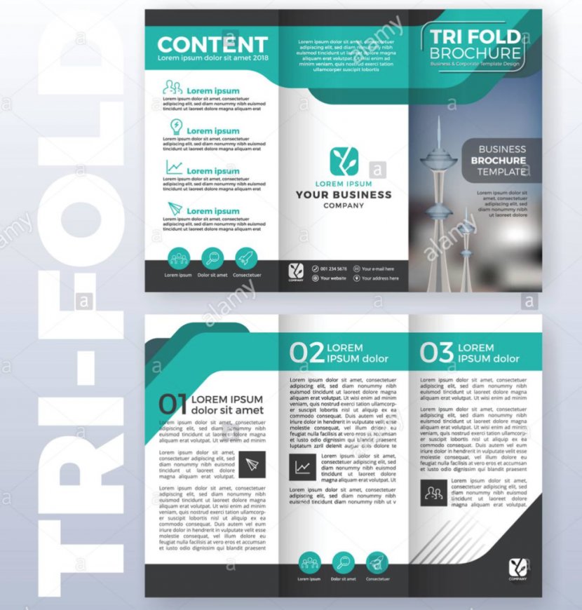 Brochure Template - Advertising - Flyer Transparent PNG