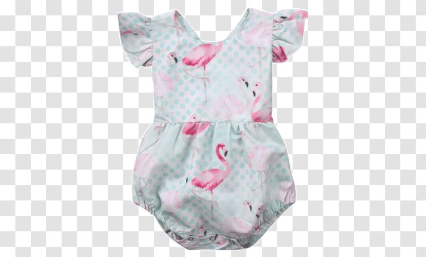 Romper Suit Swimsuit Ruffle Clothing Jumpsuit - Bodysuits Unitards - Baby Flamingo Transparent PNG