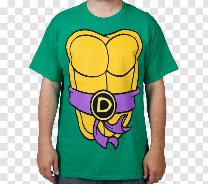 Donatello T-shirt Raphael Shredder Leonardo - Sleeve Transparent PNG
