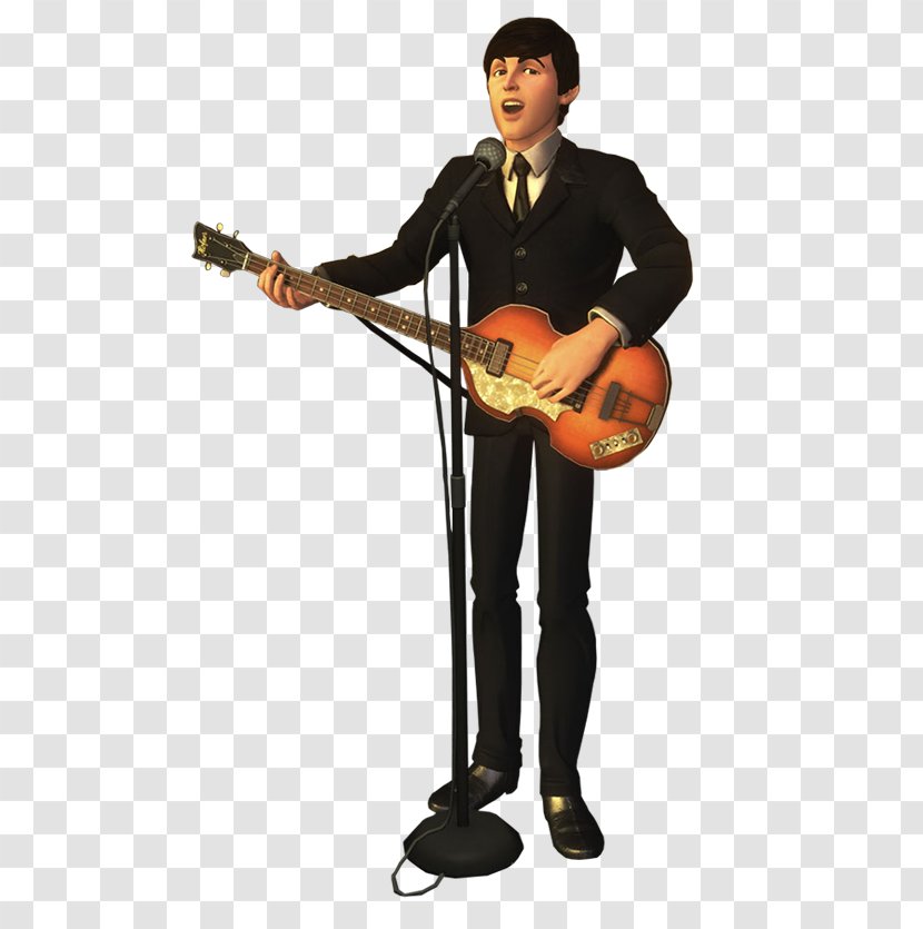 The Beatles: Rock Band 2 Bass Guitar Wikia - Microphone Accessory - Beatle Transparent PNG