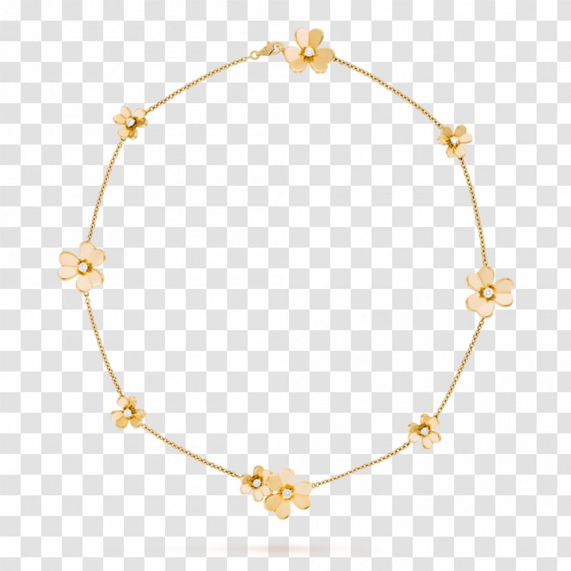 Necklace Van Cleef & Arpels Charms Pendants Flower Jewellery - Bracelet Transparent PNG