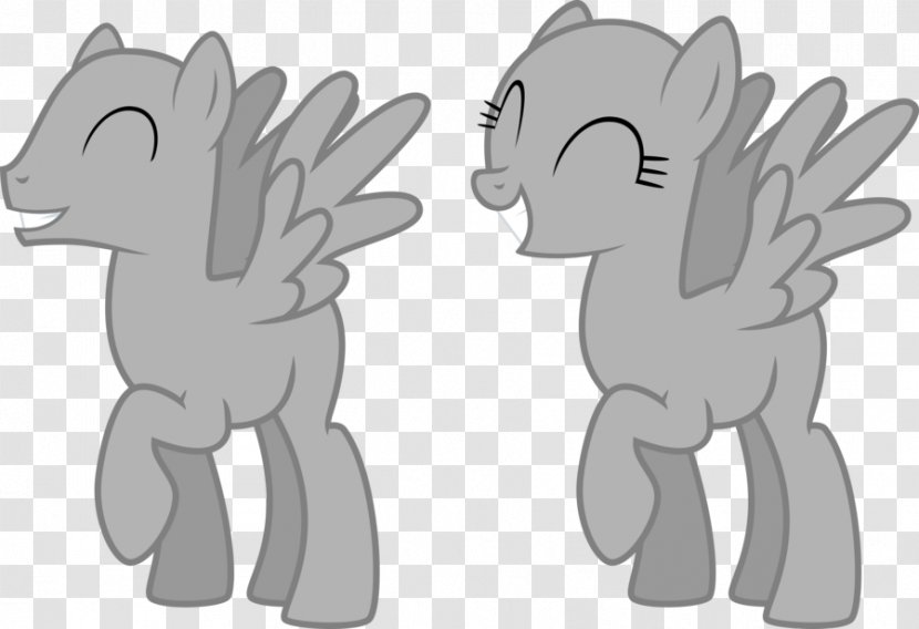 My Little Pony Rainbow Dash Pegasus Horse - Heart - Outline Transparent PNG